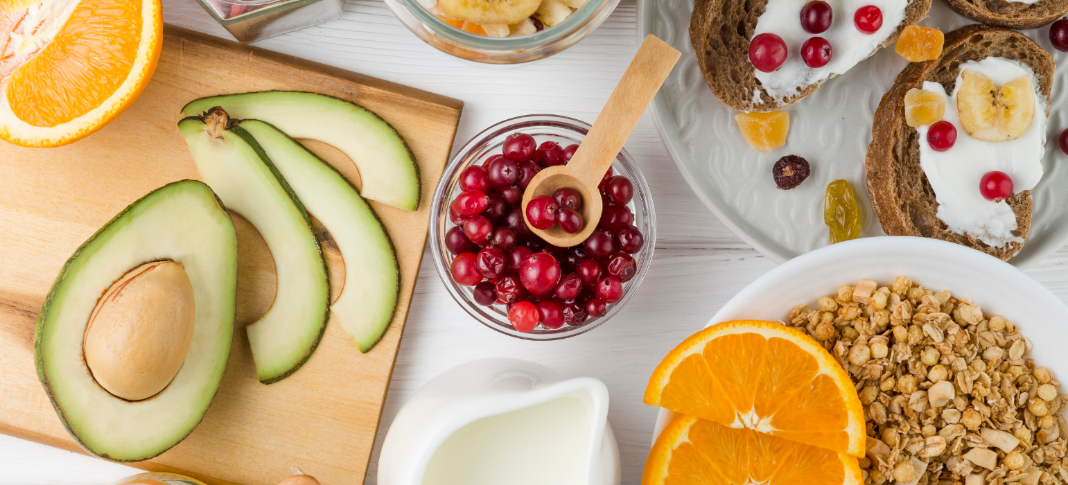 bodegón de frutas y verduras